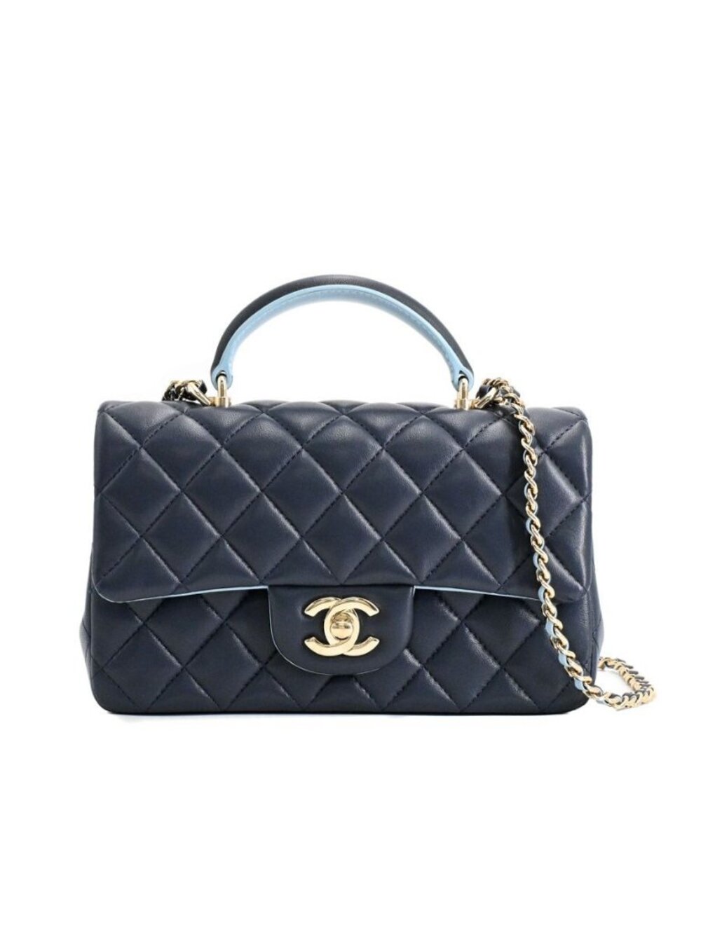 Chanel Handbag Top Handle Mini Flap